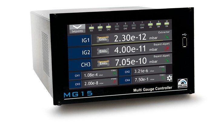 Multi Gauge Controller MG15 - kontroler próżni Prevac
